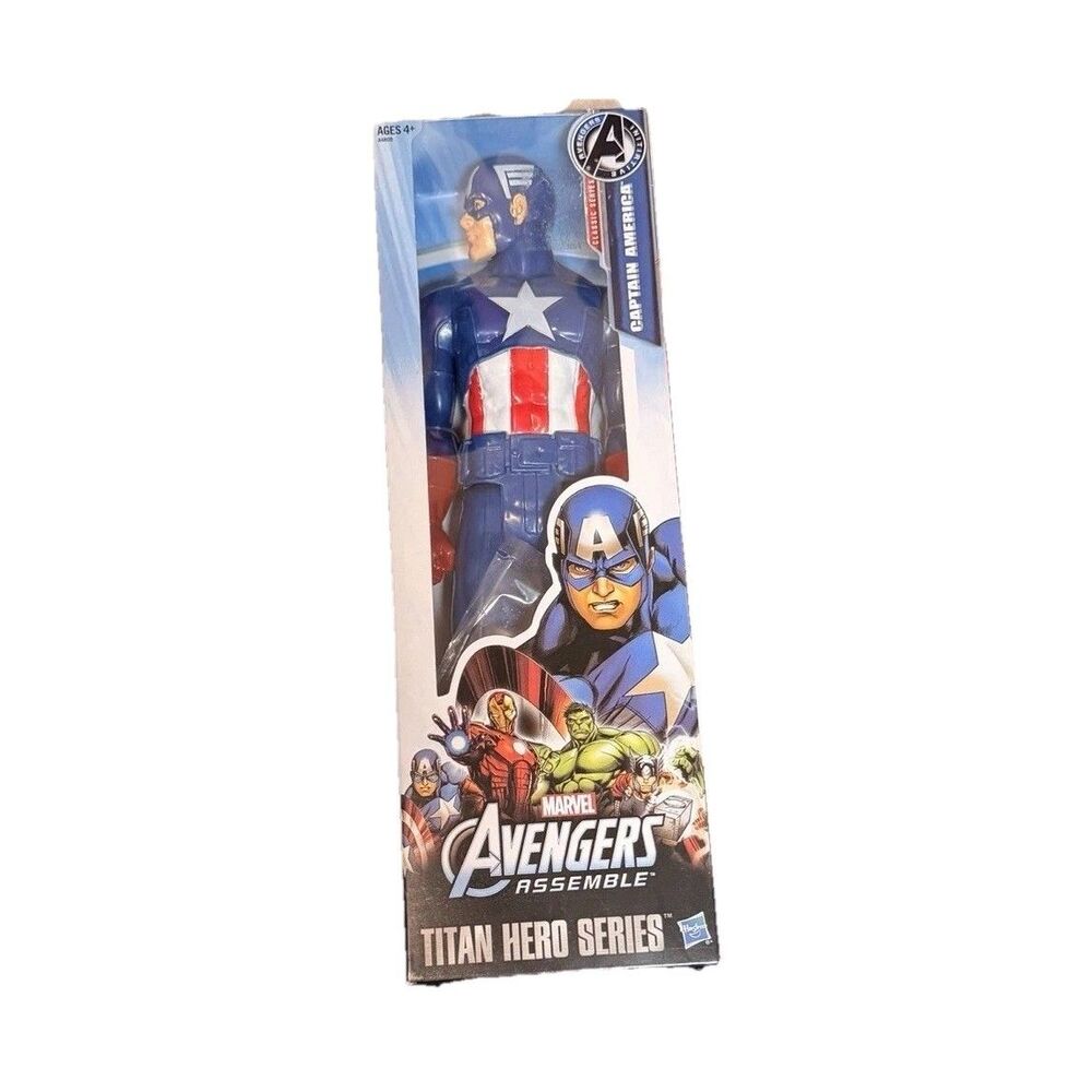 Hasbro Avengers Titan Hero Series Captain America Action Figure Boxed